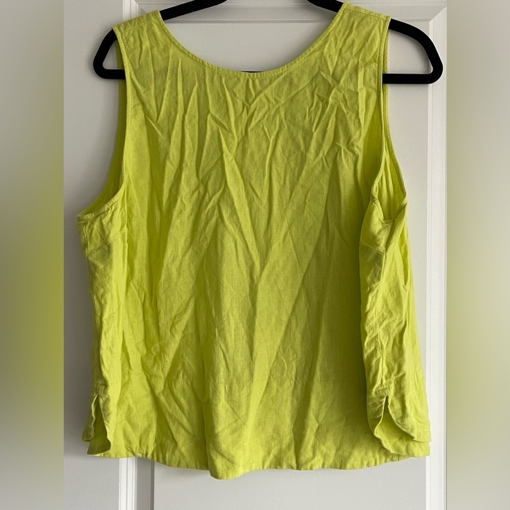 Loft never worn linen blend top